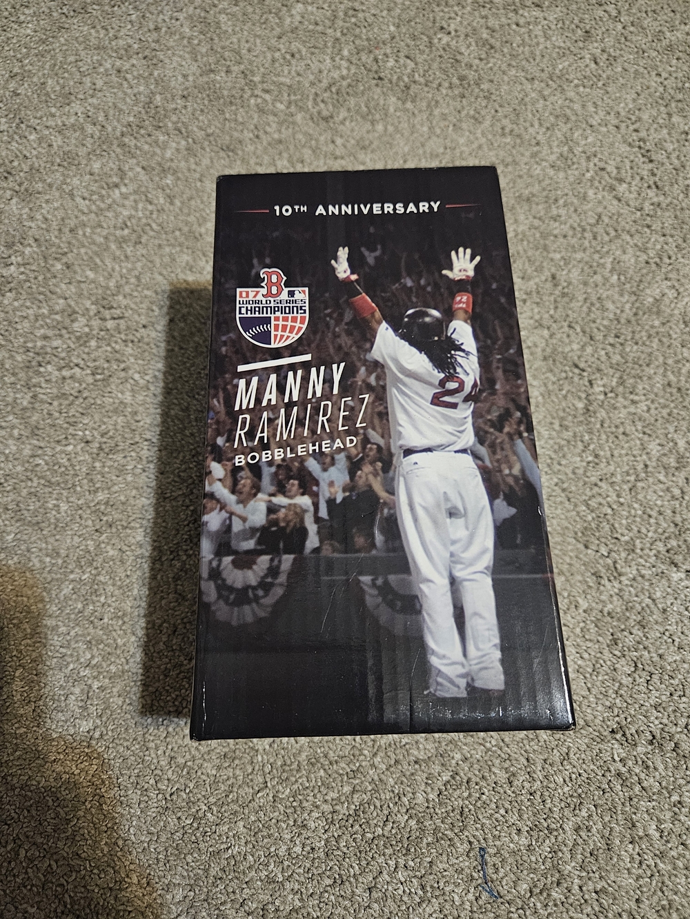 2017 Manny Ramirez Boston Red Sox 10th Anniversary SGA Bobblehead NIB
